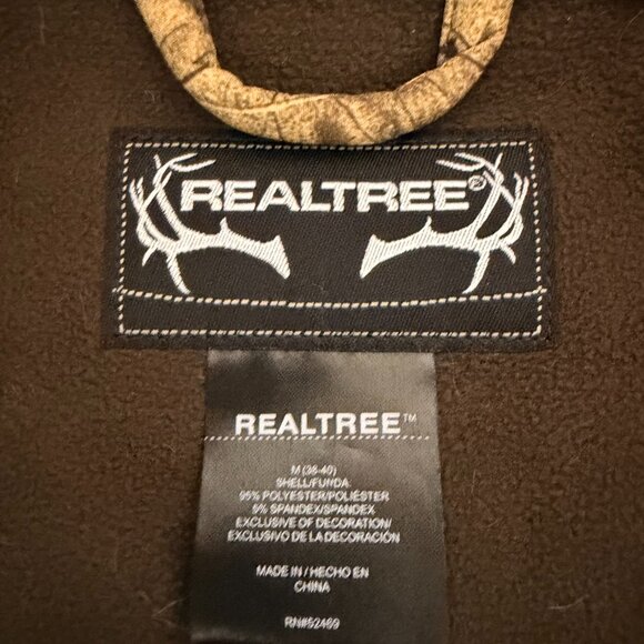 Realtree Women's Softshell Jacket M 8-10 Xtra Camo Hot Pink Fleece Lined - Picture 3 of 5